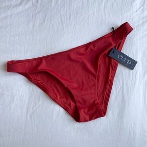 CUUP Swim Bikini in Lava Red — UNWORN with tags